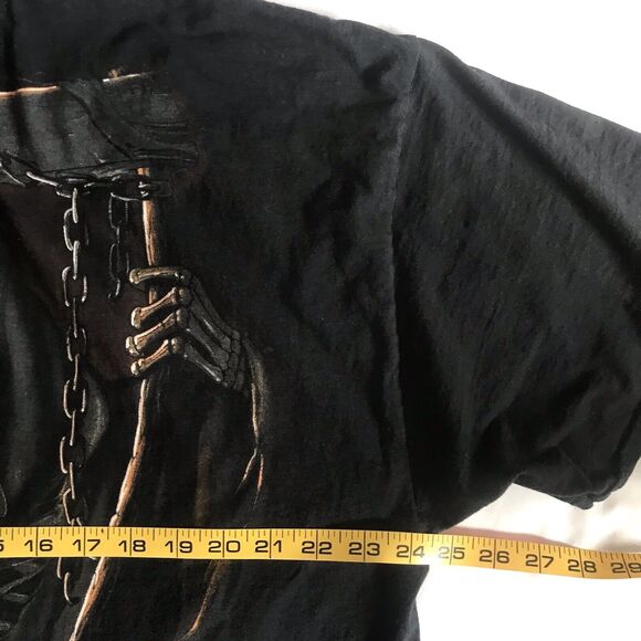 Vintage 90'S Y2K RARE Skeletor T-shirt Fruit Loom HD MENS 2XL Grim Reaper Skull - Picture 6 of 7